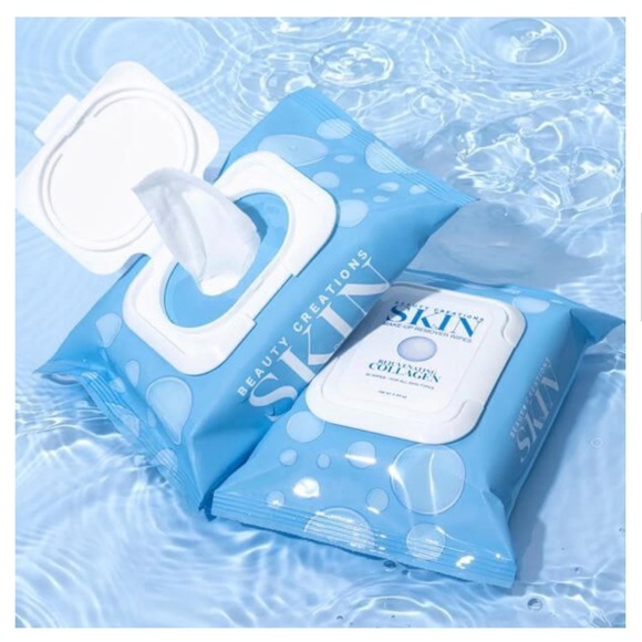Beauty Creations Other - 🔴 4/$15 NEW Collagen Rejuvenating Makeup Remover Wipes 30 count pack